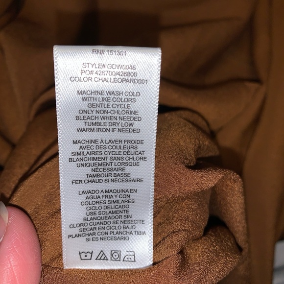 Good American cowl drape neck Leopard Print Slip Dress size 2 midi Y2K party - Picture 8 of 9